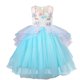 thumbnail image 1 of Disfraz de princesa para niña, disfraz de unicornio, Chid, Vestido de fiesta de boda, flores, arcoíris, ropa para niña, Vestido de cumpleaños Fivean unisex, 1 of 2