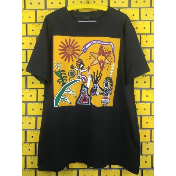 RETRO 1993 Midnight Oil T-shirt Earth and Sun and Moon Tour Tee UR007