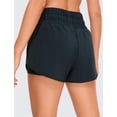 thumbnail image 2 of Shorts CRZ YOGA 2 en 1 con abertura alta y bolsillo azul marino XL, 2 of 6