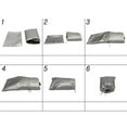 thumbnail image 6 of Phenofice Motorcycle Sunshade Cover Motorbike Cover Black 190T Polyester Fabrics 1Pcs, 6 of 6