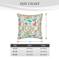 thumbnail image 2 of KLL Wild Sea Life Decorative Throw Pillow Covers Velvet Soft for Couch Sofa Bedroom Living Room Outdoor (No pillow core)- 20"x20", 2 of 5