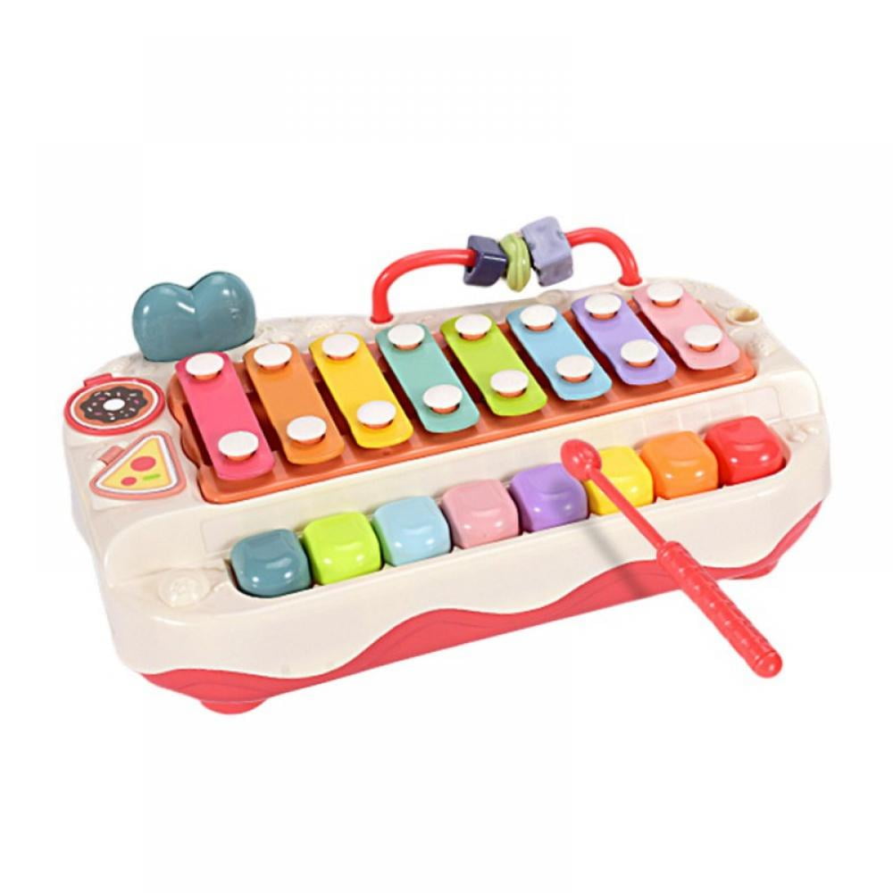 2 Colors Kid Musical Instrument Preschool Toddler Cute 5-Note Xylophone Toy MA 