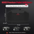 thumbnail image 2 of Comnova Grill Cover for Pit Boss Memphis Ultimate - 600D Wood Pellet Smoker Cover for Pitboss, 75 Inch Pellet Cover for Pit Boss Memphis Ultimate and Smoke Hollow 4 in 1 Gas Charcoal Combo Grill, 2 of 7