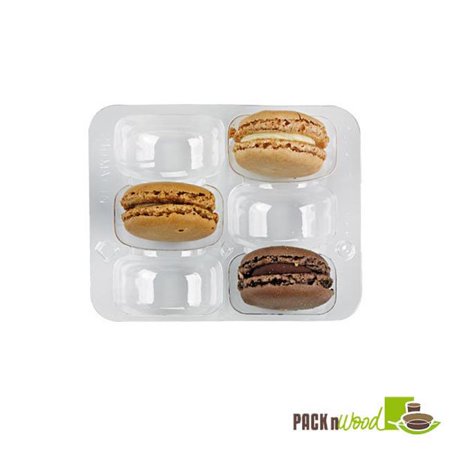 Packnwood  Macaron Inserts - Clear - 4.5 x 3.9 in.