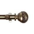 thumbnail image 2 of Lucid 13/16" Curtain Rod 48-84 inch - Antique Brass, 2 of 2