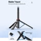 thumbnail image 1 of TRÍPODE TRÍPODE DE SELFIE STICKE Stick para Teléfono Máximo. Longitud 131 cm Con Clip de Teléfono Desmontable De Tornillo de 1/4 Pulgadas TRÍPODE DE TELEFONO DE OBTURADOR, 1 of 7