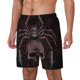 thumbnail image 1 of Balery Spider with Skull Bañador para hombre, shorts de playa de secado rápido con entrepierna y forro de compresión-Small, 1 of 6