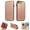 rosegold, variant on Dteck iPhone 7 / iPhone 8 Case, Premium PU Durable Leather Card Slots Wallet Folio Protective Shockproof Cover For iPhone 7 / iPhone 8, red