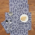 thumbnail image 3 of Trellis Navy Cotton Placemat Set of 6, 3 of 4