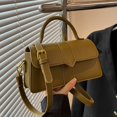 thumbnail image 2 of Bolso cruzado de viaje a la moda para mujer, bolsos delicados con cremallera y hebilla sólida francesa, bolsos de mensajero de piel sintética de alta calidad, 2 of 7
