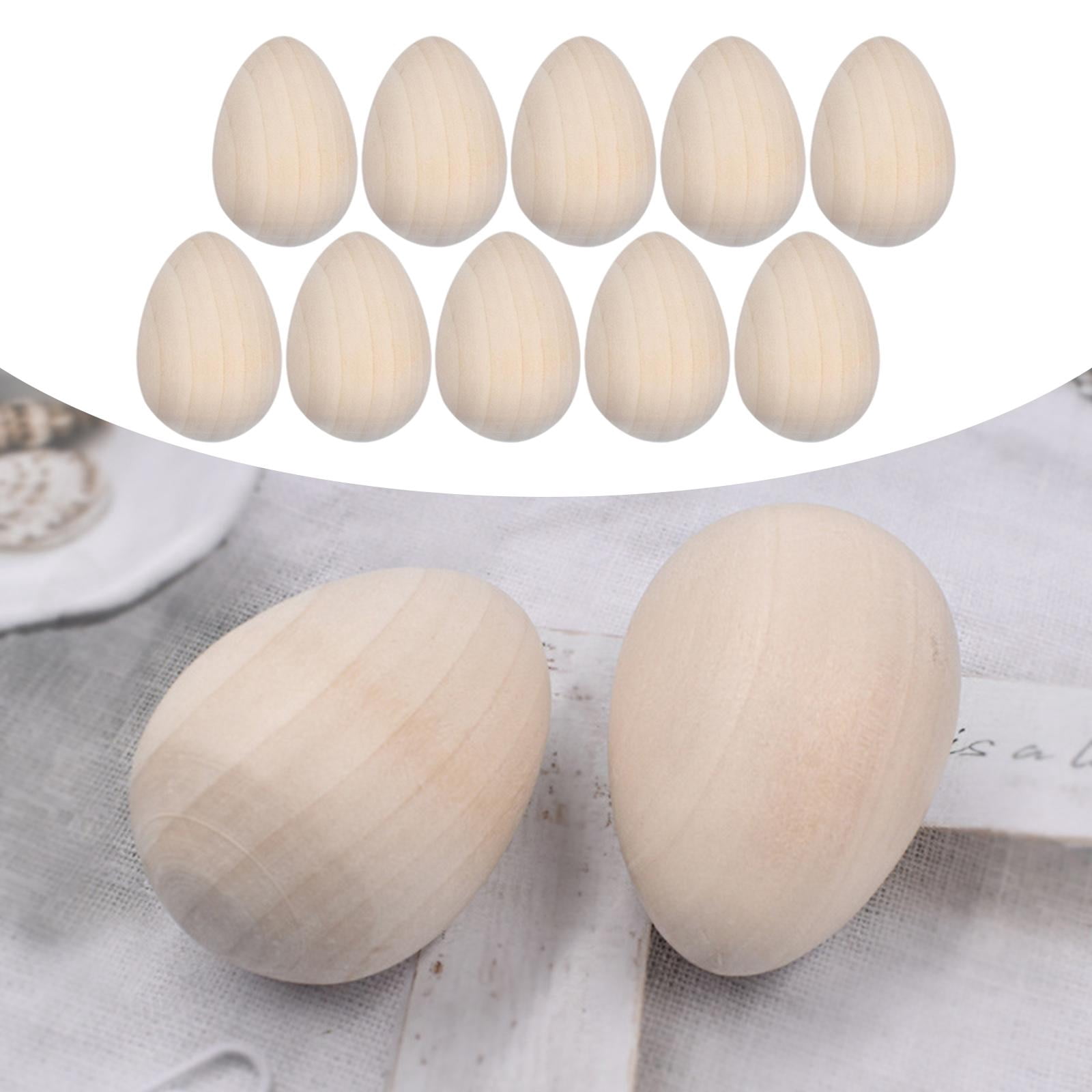 FVDPWYE 10 Pieces Easter Eggs Simulation Egg Hand Painted DIY Crafts Educational Toy for