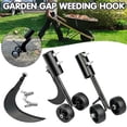 thumbnail image 2 of Garden Crevice Weeding Roller with Hook Heavy Duty Detachable Gardening Tools for Backyard Lawn, 2 of 5