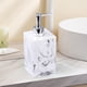 thumbnail image 2 of Dispensador de jabón vacío de resina de 500 ml para loción, acondicionador, cocina, hotel. Blanco, 2 of 7