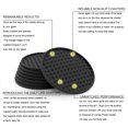 thumbnail image 3 of Bearachild Pack of 4 Coasters Heat Resistant Bottle Holders Decorative Placemat Washable Drink Pads Kitchen Silicone Mats Cup Type5 NO5, 3 of 6