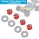 thumbnail image 3 of Tuercas de Rueda RC, Tuerca de Bloqueo Hexagonal de Rueda Tuerca de Rueda de aluminio Tuerca de Rueda de Coche 1/14 Con Junta de 4 piezas apta para wltoys 1/14 144001 Accesorio de, 3 of 7