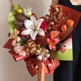 thumbnail image 5 of Firefly hope Regalos, flores, papel de embalaje para cajas de regalo, papel de embalaje de flores de doble cara, engrosado, impermeable y de dos colores (blanco leche)., 5 of 5