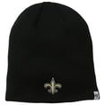 thumbnail image 2 of Men's '47 Black New Orleans Saints Primary Logo Knit Beanie, 2 of 2