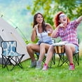 thumbnail image 6 of 600D Oxford Camping Chair Portable Foldable Chair Supports 220 lbs for Picnic, Fishing, Backpacking Marine Organismsd, 6 of 8