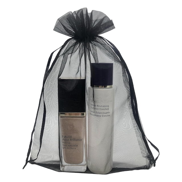 Bolsas de regalo de organza Jexila, 6 x 9 pulgadas, con cordón de malla negra, 100 unidades