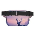 thumbnail image 3 of Balery Night Sky Elk Mochila Cinturón para Mujeres y Hombres, Bolsa de Cintura Impermeable de Doble Capa con Correa, 3 of 9