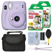 Fujifilm Instax Mini 11 Instant Fuji Film Camera Lilac Purple + 40 Film Accessory Kit