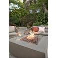 thumbnail image 6 of AMS Fireplace Brooklyn Square 40” Fire Pit Table - Natural Gas - Light Gray, 6 of 7
