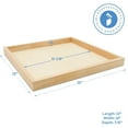 thumbnail image 3 of Wood Canvas Panel Cradled 12 x 12 inch, Pack of 24 Blank Framed Wood Signs for Painting, Shadow Box, & Tray Crafts, by Woodpeckers, 3 of 5