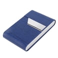 thumbnail image 3 of Estuche para tarjetas azul para 7 puros, compacto, tamaño 9,5 x 6 x 1,5 cm, delgado, multifunción, 3 of 8