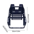 thumbnail image 3 of Transparent Backpack for Concert Security, Gaqring Large Capacity PVC Clear Bag, Waterproof Quick Access Student Backpack for Travel Sports Events, Black, 3 of 6