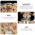 thumbnail image 4 of Omeite Extra thick stainless steel steamer soup pot non-stick small stew pot (20cm double handle thickened single bottom (with steaming grid)), 4 of 8