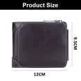 thumbnail image 2 of Leather Trifold Wallet for Men | Strong Stitching |Capacity Trifold Wallet |Thin and Sophisticated, 2 of 5