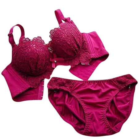 XFYSSS Sexy Lace Bra Sheer Demi Mesh Underwire Bralette Beauty Back Sports Comfy Bra French Style Pure Desire Without Underwire Bra Set for Women