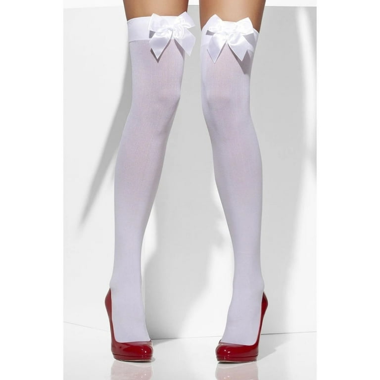 White Opaque Hold Ups White Opaque Hold Ups