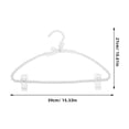 thumbnail image 2 of Worgeous 2pcs Bridal Hangers Curved Non-Slip Plastic Hangers Wedding Dresses Hangers Prom Gowns Hangers Suitable For Skirts Coats Pants And Bags, 2 of 8