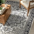 thumbnail image 6 of LOKHOM 5'x7' Boho Area Rug for Living Room, Non Slip Machine Washable Rugs Vintage Floor Carpet for Bedroom Dinning Room Kitchen, Black Coffee, 6 of 11