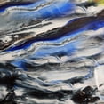 thumbnail image 2 of Lewis, Sheldon 26x26 Gold Ornate Wood Framed with Double Matting Museum Art Print Titled - Blending Blue 1, 2 of 4