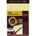 TOPS Docket Gold Writing Pads, 5" x 8", Jr. Legal Rule, Canary Paper