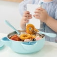 thumbnail image 3 of 1 Set of Baby Bowls First Stage Baby Bowl Cartoon Bear Infant Bowls Baby Feeding Bowl, 3 of 5
