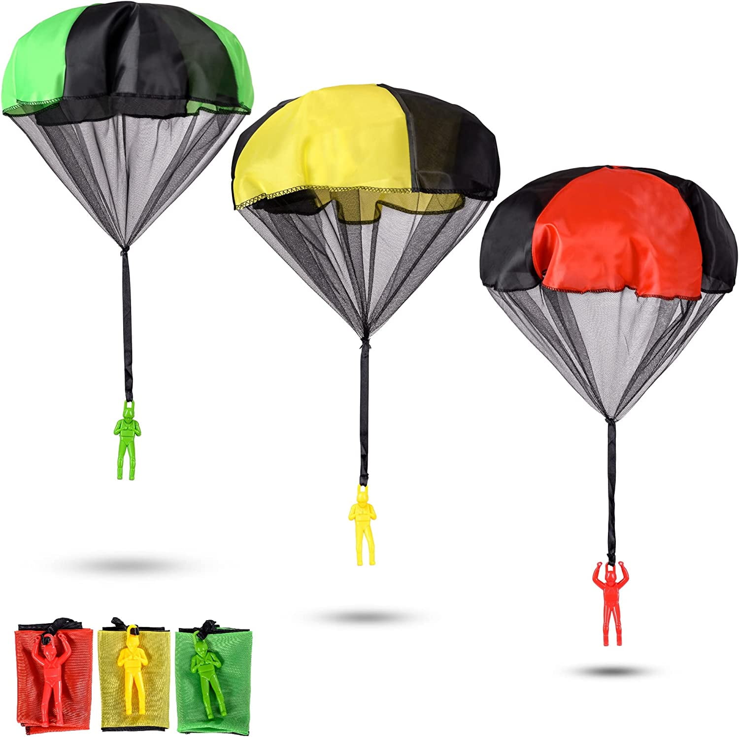 Best Christmas Gifts For 4 Year Olds 2022 Parachute Toys for Kids Tangle Free Outdoor Flying Parachute Men
