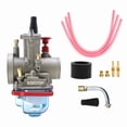 thumbnail image 4 of Motorbike 26MM Carburetor With Blue Cover Throttle Cable Adjusting Screw, 4 of 5