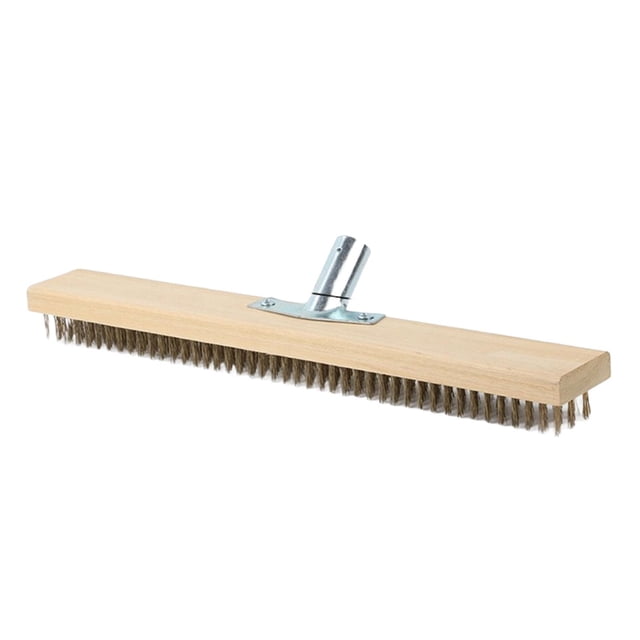 Cepillo de alambre Zulema para limpieza de metal 45cm Con adaptador