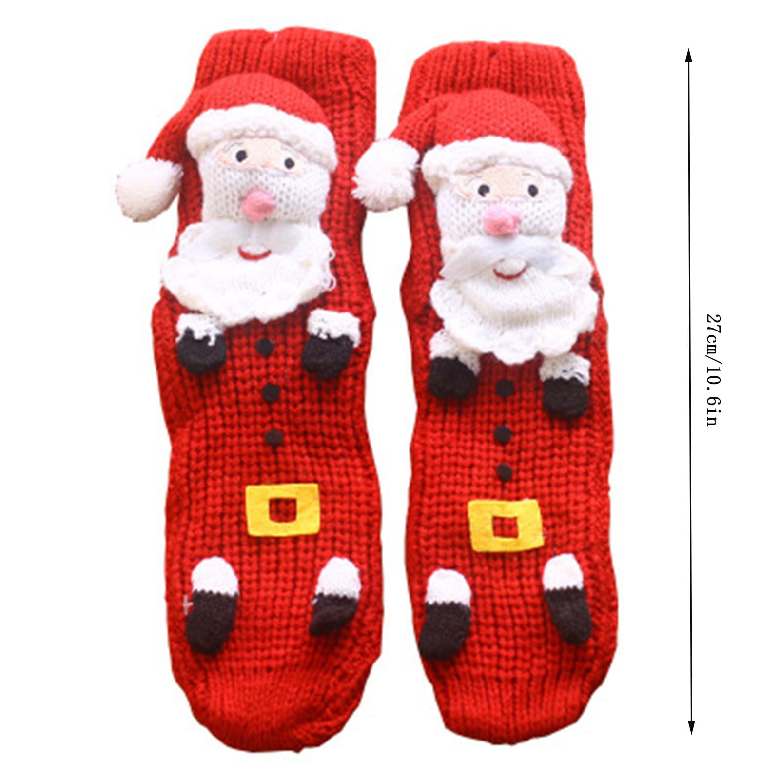 Dvkptbk Chaussettes de Noël Chaussettes de Sommeil de Noël Sol