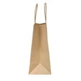 thumbnail image 4 of 8"x4.75"x10" - 100 pcs - Brown Kraft Paper Bags, Shopping, Mechandise, Party, Gift Bags, 4 of 5