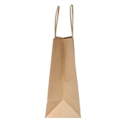 8x4.75x10 - 100 pcs - Brown Kraft Paper Bags, Shopping, Mechandise, Party, Gift Bags