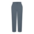 thumbnail image 4 of Men Elastic Waist Chino Pants, Slim Tapered Ankle Casual Trousers, Lightweight Wrinkle‑Resistant Stretch Dress Pants with Pockets, 4 of 8