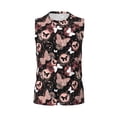 thumbnail image 6 of Lsque Butterflies1 Print Men's Cotton Blend Sleeveless Muscle Shirts (S-3XL)- Moisture Wicking, Odor Protection, UPF 30+,X-Large, 6 of 8