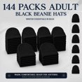 thumbnail image 2 of Yacht & Smith Wholesale Bulk Winter Beanies, Cold Weather Thermal Stretch Skull Cap, Mens Womens Unisex Hat (Pack B/Black, 144), 2 of 7