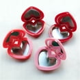 thumbnail image 5 of 10 Pieces Heart Mirrored Lipstick Cases Practical Lip Balm Container Small Cosmetic Bottles For Creams And Serums, 5 of 9