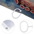 thumbnail image 4 of Octopus Waterproof Bathroom Curtains Set with Hook, Printed Shower Curtain Set for Bathroom Decoration, 4 of 5