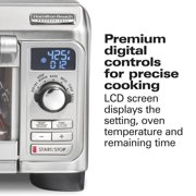 Hamilton Beach Professional Sure-Crisp Air Fryer Toaster Oven Combo with 6-in-1 Functionality, Stainless Steel
